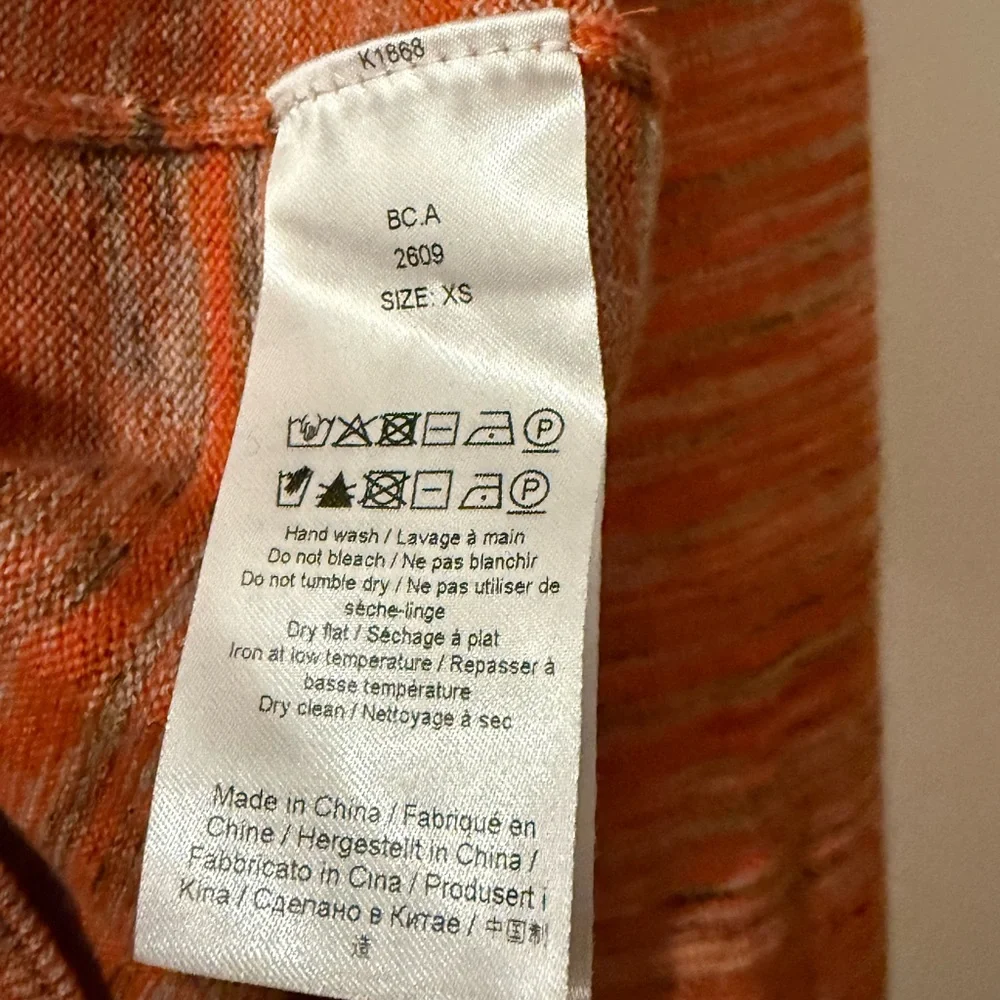 Ganni Multitone Orange Knit Sweater - Picture 3 of 4